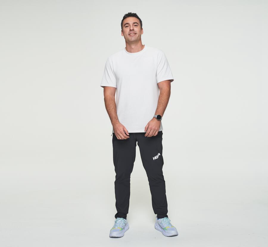 Hoka Australia One One Lifestyle - Mens Tee White - EQUYL-1685